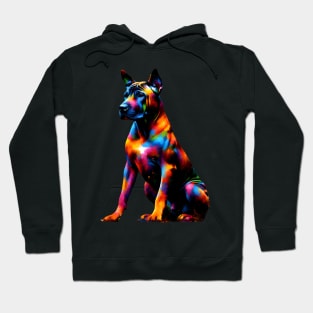 Thai Ridgeback in Colorful Artistic Splash Expression Hoodie